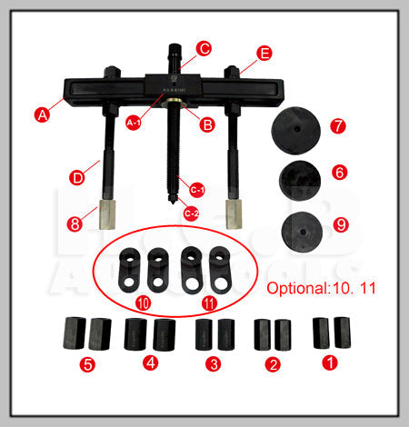 HCB-B1391 - Universal Wheel Hub Extractor